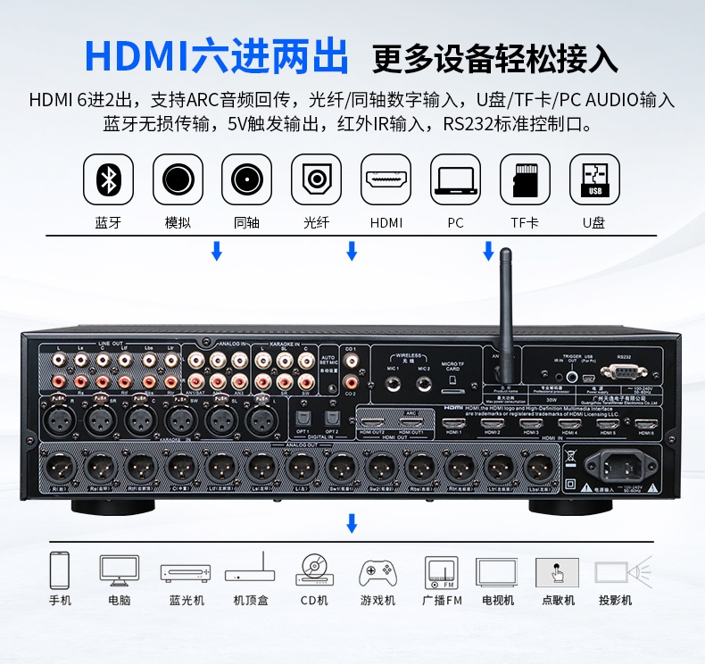 ToneWinner AD-7300HD II AV Processor / Home-Theater Preamplifier Dolby Atmos 13 Channels 7.2.4 ToneWinner AD-7300HD II AV Processor / Home-Theater Preamplifier Dolby Atmos 13 Channels 7.2.4