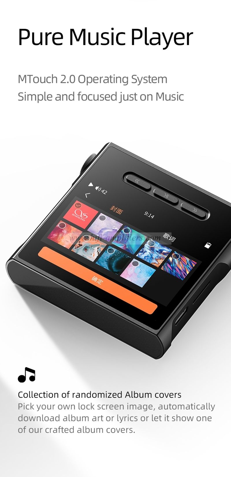 SHANLING M1S Portable Music Player MP3 Hi-Res Audio Bluetooth 5.0 ES9038Q2M DAC 2* RT6863 AMP chips 3.5/4.4mm Output DSD512 SHANLING M1S Portable Music Player MP3 Hi-Res Audio Bluetooth 5.0 ES9038Q2M DAC 2* RT6863 AMP chips 3.5/4.4mm Output DSD512