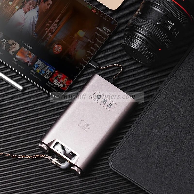 SHANLING H7 Hi-Res HIFI Portable MQA USB DAC AK4191EQ AK4499EX Headphone Amplifier DAP Bluetooth 5.0 LDAC 3.5/4.4/6.35MM RCA