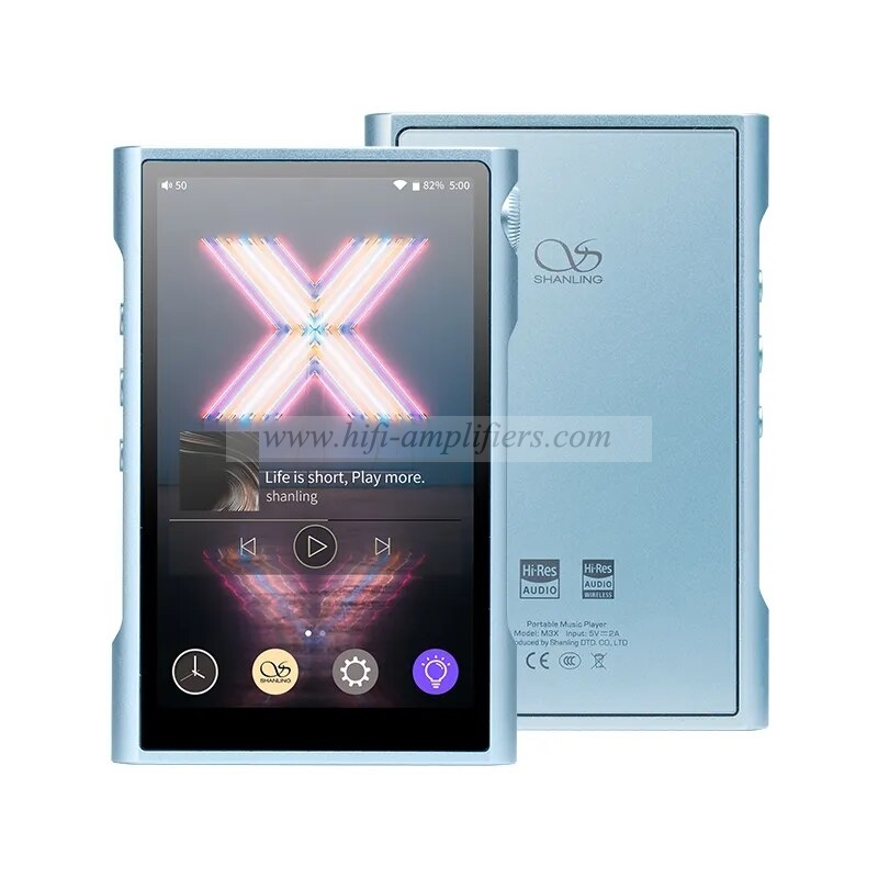 SHANLING M3X Hi-Res HIFI Portable Music MP3 Player Android Bluetooth Dual ES9219C DAC chips MQA AMP PCM384 DSD256 3.5mm/4.4mm