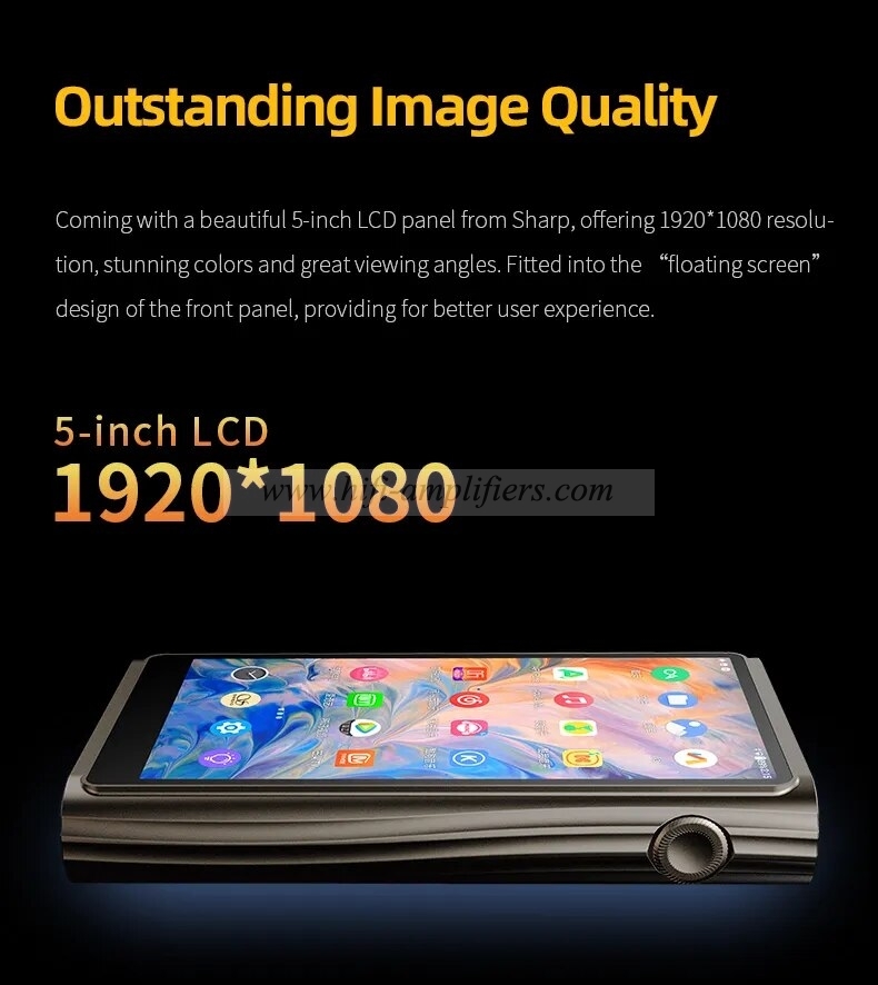 SHANLING M7 Android10 Bluetooth5.0 Hi-RES HIFI Portable Music Player ES9038pro DAC MQA DSD512 8-Core Qualcomm CPU 1080P Display