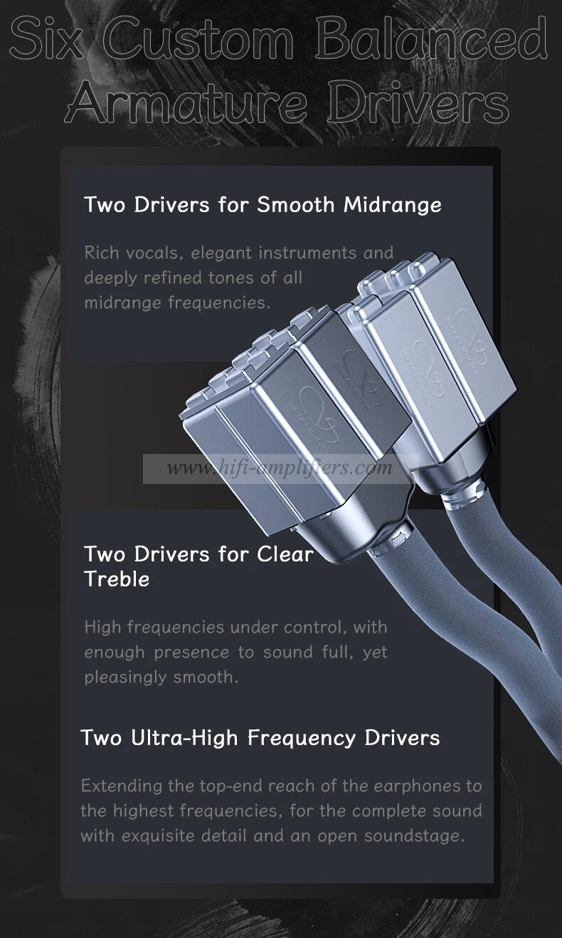 SHANLING ME900 2DD+6BA 8 Drivers Hybrid In-Ear Earphone Hi-Res Audio Earbud 2.5/3.5/4.4mm Plugs MMCX Detachable Cable Headset