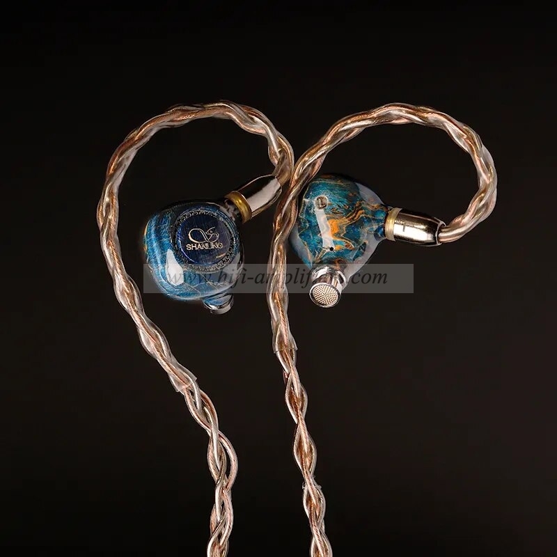 SHANLING MG600 10mm Aluminium/Magnesium Dynamic Driver IEM In-ear Earphone Headset MMCX Single Crystal Copper Detachable Cable