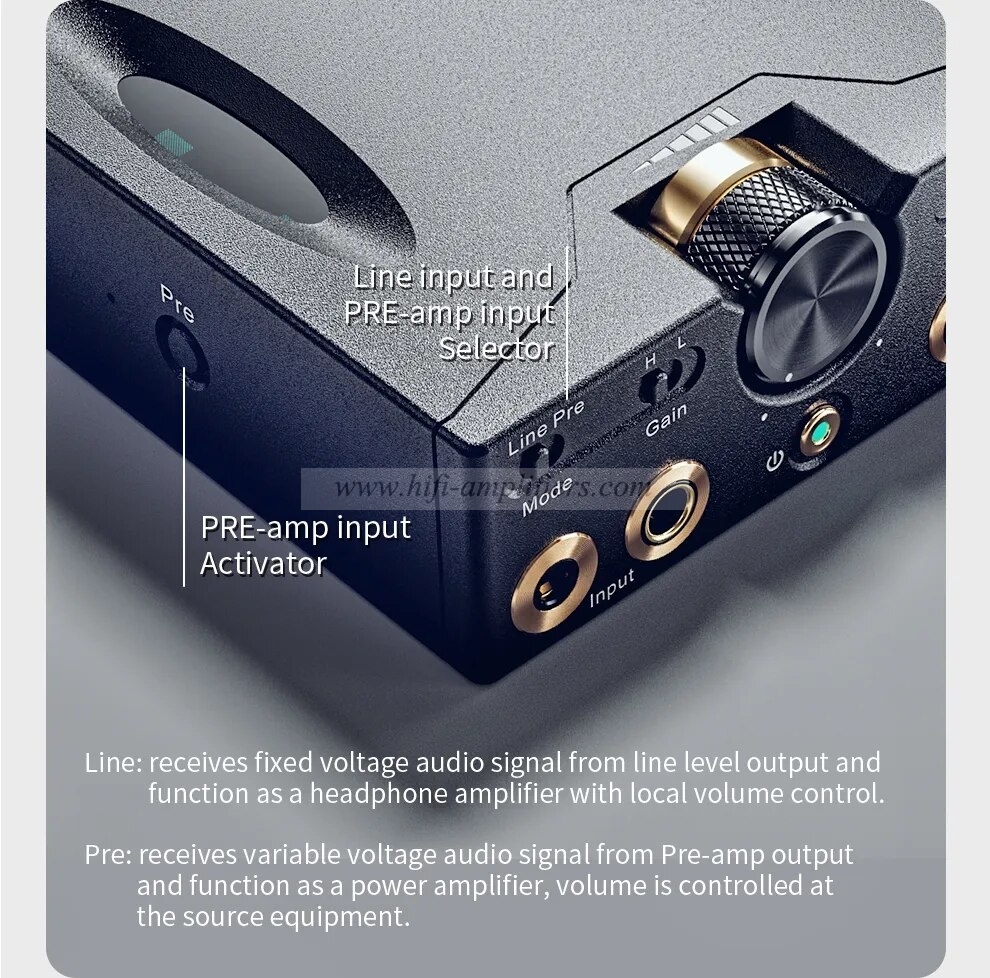 Cayin C9 Balanced Tube Portable Headphone Amplifier Class A and AB Selection Support 3.5mm SE 4.4mm BAL Removable Battery Module