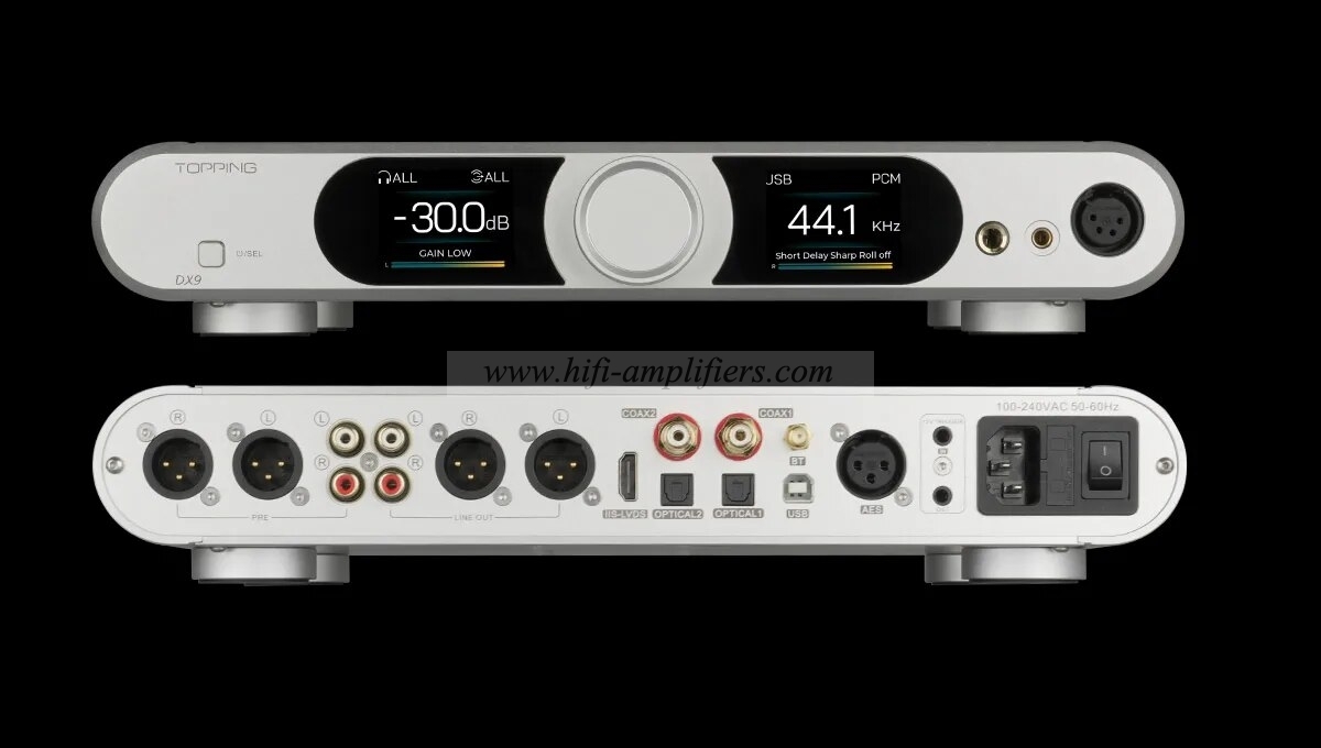 TOPPING DX9 15th Anniversary DAC&Headphone Amplifier AK4499EQ Hi-Res Audio Support LDAC With Remote Control Decoder