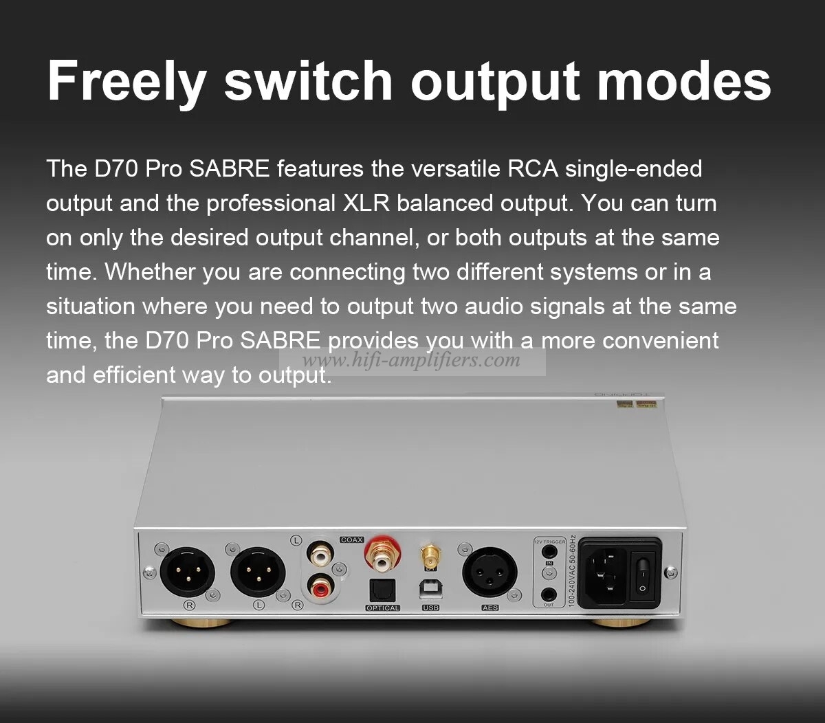 TOPPING D70PRO SABRE HiFi Decoder DAC ES9039SPRO XU316 Bluetooth 5.1 LDAC with Remote Control