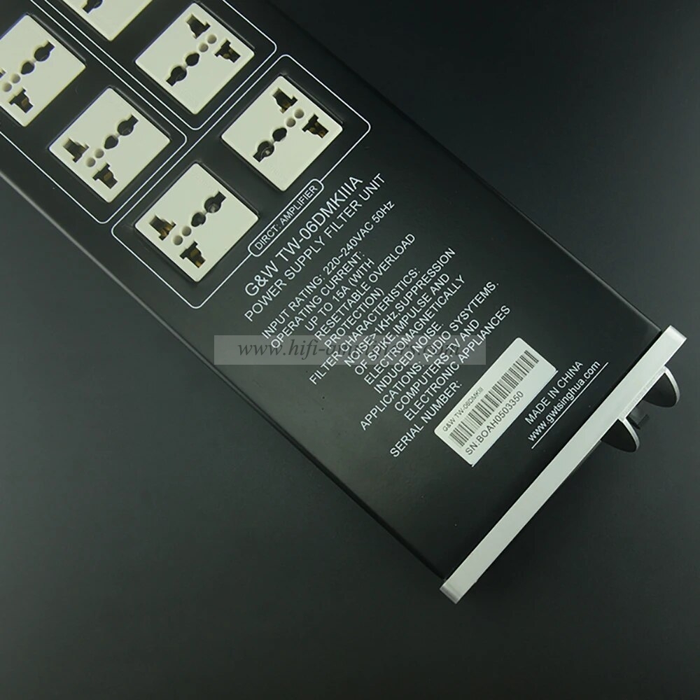 G&W TW-06DMKIII Audio Dedicated Power Filter Unit Socket TW-6.6DU USB Power Supply Power Purifier