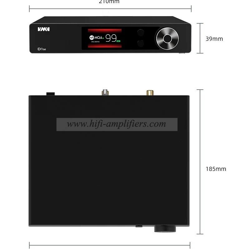 SMSL VMV D1se High-end MQA Audio DAC 768kHz 32bit XMOS Bluetooth5.1 USB Optical Coaxial RCA DSD512 ES9038PRO With Remote Control