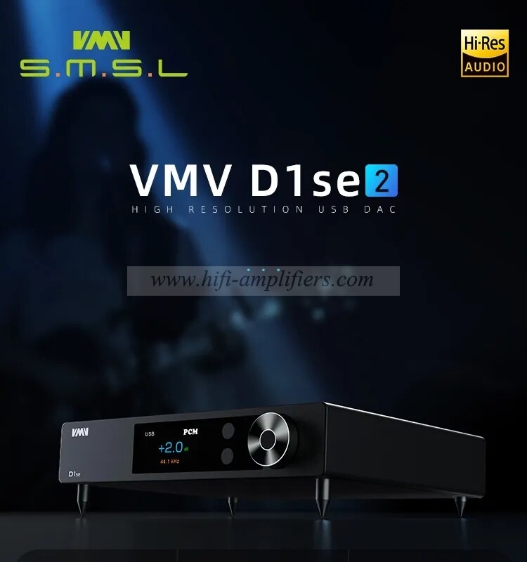 SMSL AUDIO DAC VMV D1se2 ES9039MSPRO XU316 MQA-CD Bluetooth LDAC APTXHD DSD512 32BIT 768kHz With Remote Control