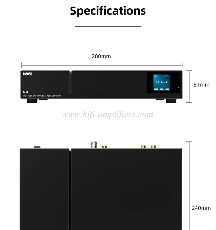 SMSL R-2R Digital AUDIO DAC VMV D3 PCM1704U-J SM5847 XU216 XMOS DSD512 OPA1612 Support I2S RCA USB AES EBU With Remote Control