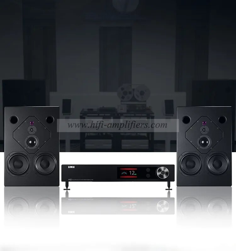 SMSL VMV A2 Power Amplifier Support DSD512 32bit 768kHz Bluetooth UAT LDAC Aptx-HD AAC Subwoofer preoutput With Remote Control