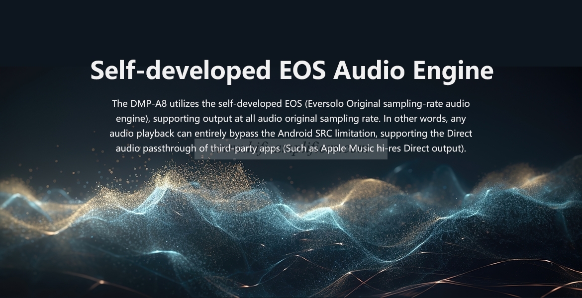 EVERSOLO DMP-A8 Lossless HiFi Decoder for Streaming Media Decoding Pre Series Broadcast Integrated Machine