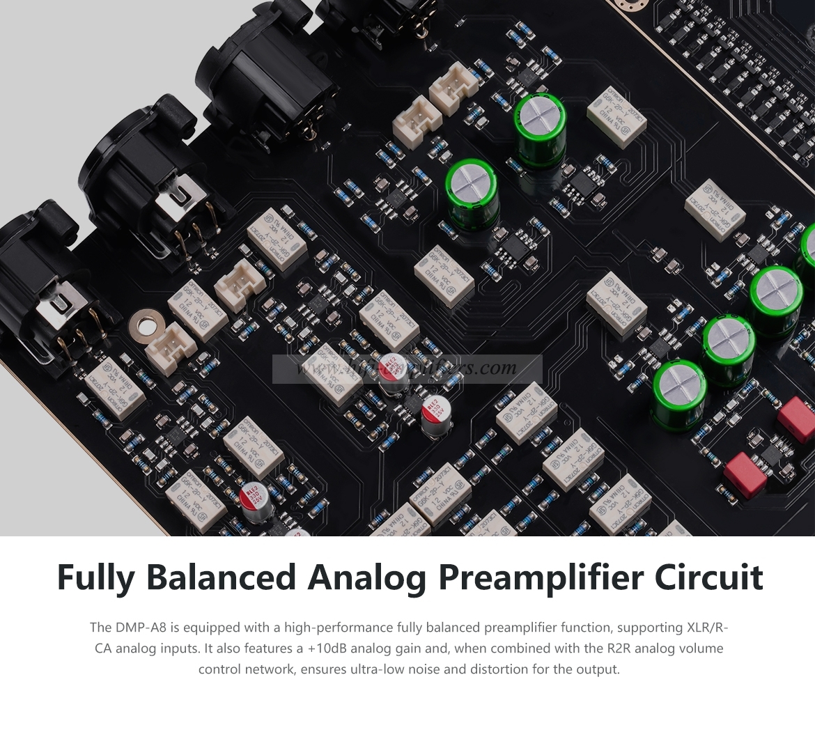 EVERSOLO DMP-A8 Lossless HiFi Decoder for Streaming Media Decoding Pre Series Broadcast Integrated Machine