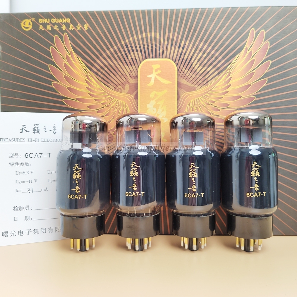 Shuguang Nature Sound 6CA7-T Electron tubes Matched Quad Brand New