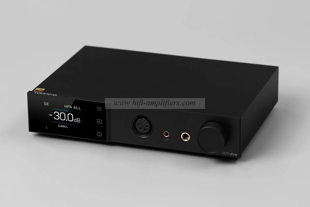 TOPPING A70 PRO + D70 Pro SABRE Fully Balanced Headphone Amplifier 17000mW*2 Relay Volume Control Pre Amp