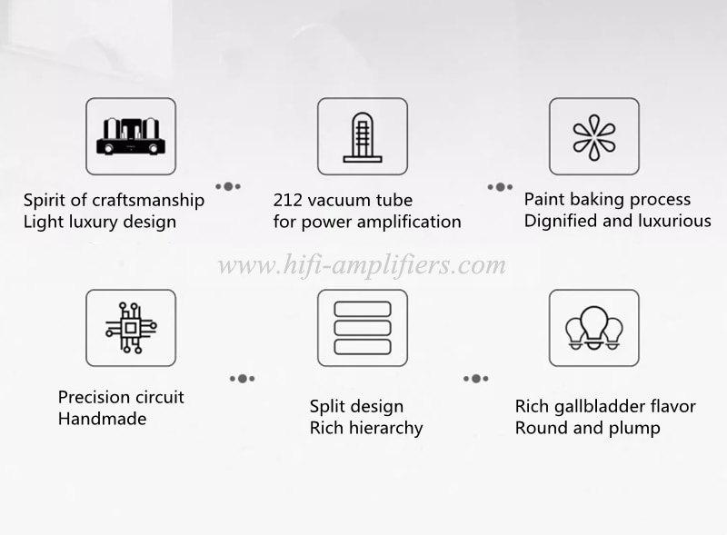 Line magnetic LM-519IA HIFI 212 Vacuum Tube Integrated Amp 50W*2 Single And Class A Split Design (1 Pair)