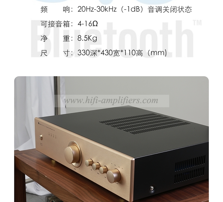 Bada DC-223 Integrated Transistor Amplifier 5.0 Bluetooth Home High-fidelity HIFI Power Amplifier