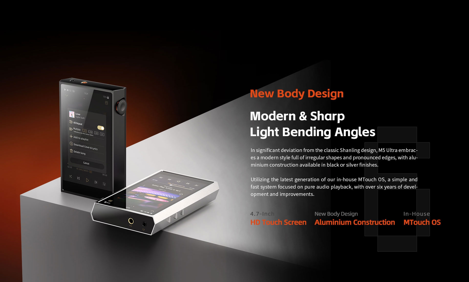 SHANLING M5 Ultra Hi-Res Audio Portable Music Player MP3 AK4191EQ AK4499EX chips Bluetooth 5.2 LDAC PCM 768 DSD512 SHANLING M5 Ultra Hi-Res Audio Portable Music Player MP3 AK4191EQ AK4499EX chips Bluetooth 5.2 LDAC PCM 768 DSD512