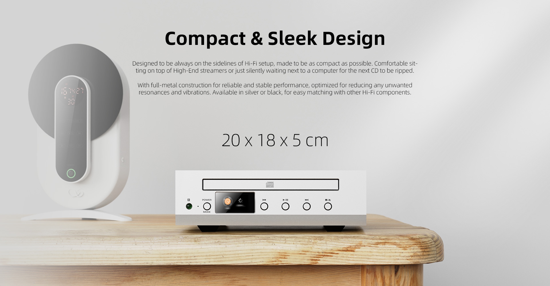 SHANLING CR60 CD Player Dedicated CD Transport & Ripper