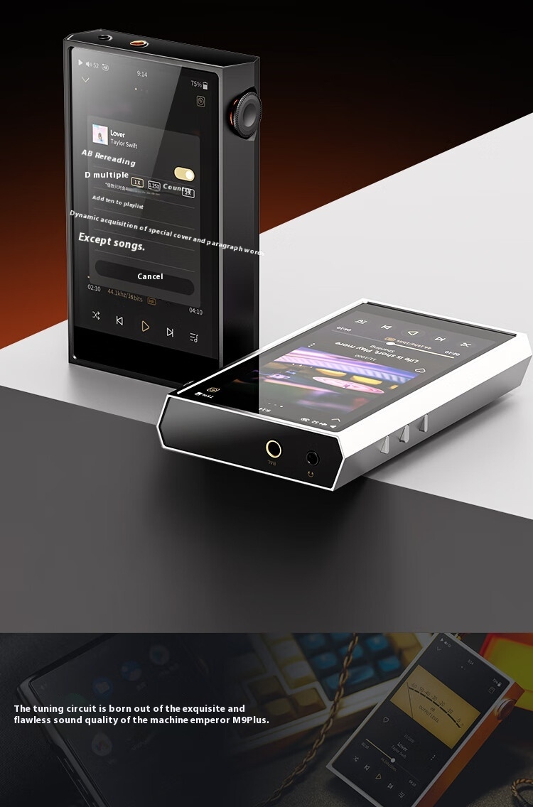 Shanling M5 Ultra 10th Music Player Portable10th MP3 Streaming Media Player AK4191+AK4499EX Support WiFi DLNA Airplay