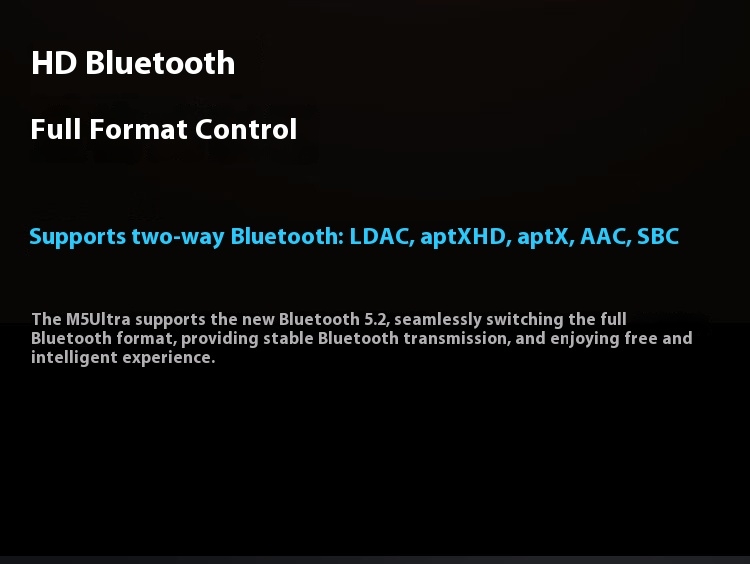 Shanling M5 Ultra 10th Music Player Portable10th MP3 Streaming Media Player AK4191+AK4499EX Support WiFi DLNA Airplay
