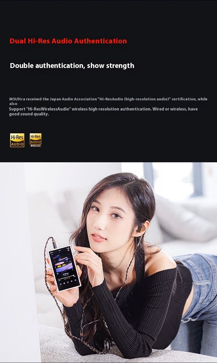 Shanling M5 Ultra 10th Music Player Portable10th MP3 Streaming Media Player AK4191+AK4499EX Support WiFi DLNA Airplay