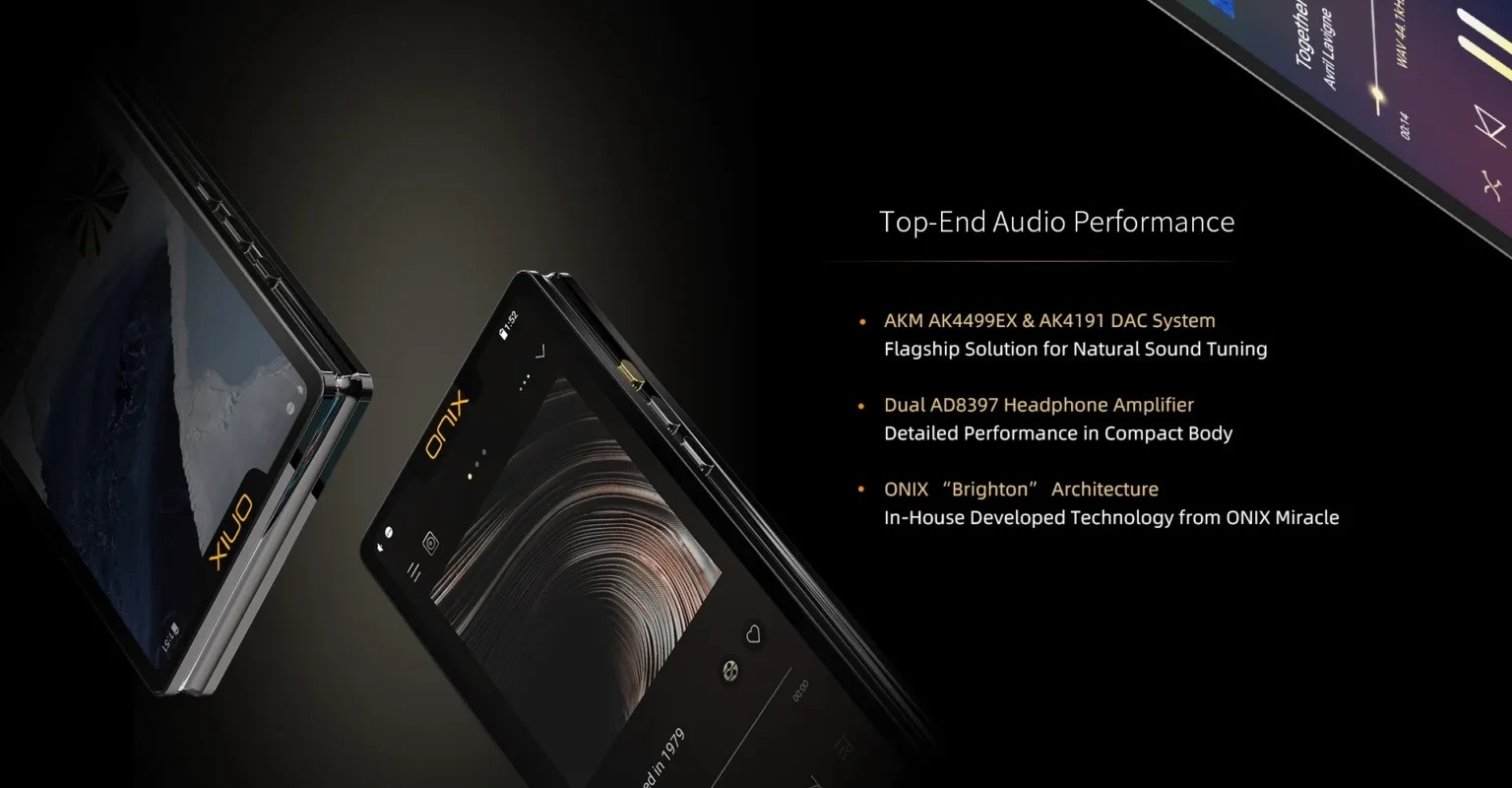 ONIX Waltz XM10 Ltd High-End Portable Hi-Fi Music Android Player HI-RES AK4499EX AK4191 DAC Bluetooth