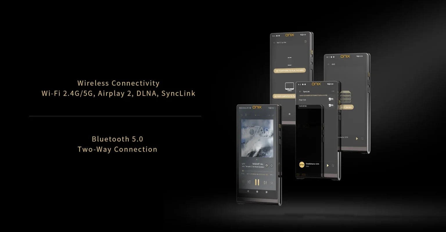ONIX Waltz XM10 Ltd High-End Portable Hi-Fi Music Android Player HI-RES AK4499EX AK4191 DAC Bluetooth