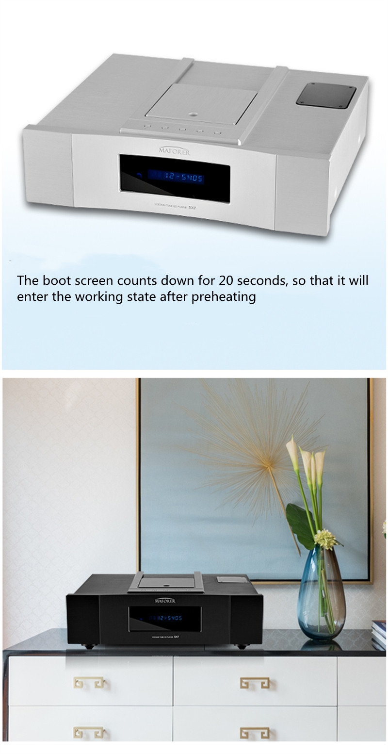 MAFORER SX7 tube CD Player Fully Balanced HiFi Home CD Player Bluetooth Remote Control MAFORER SX7 tube CD Player Fully Balanced HiFi Home CD Player Bluetooth Remote Control