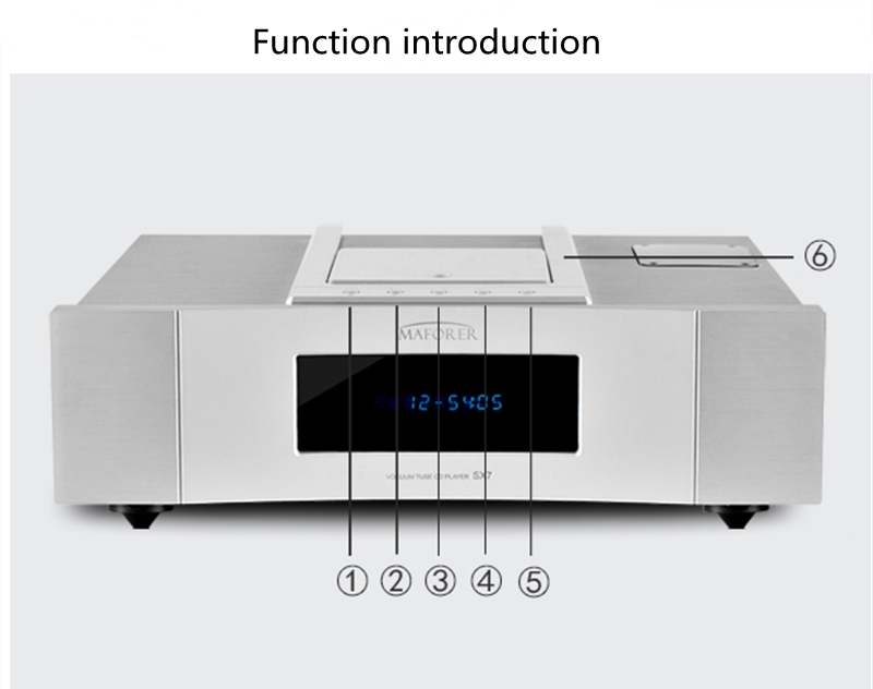 MAFORER SX7 tube CD Player Fully Balanced HiFi Home CD Player Bluetooth Remote Control MAFORER SX7 tube CD Player Fully Balanced HiFi Home CD Player Bluetooth Remote Control