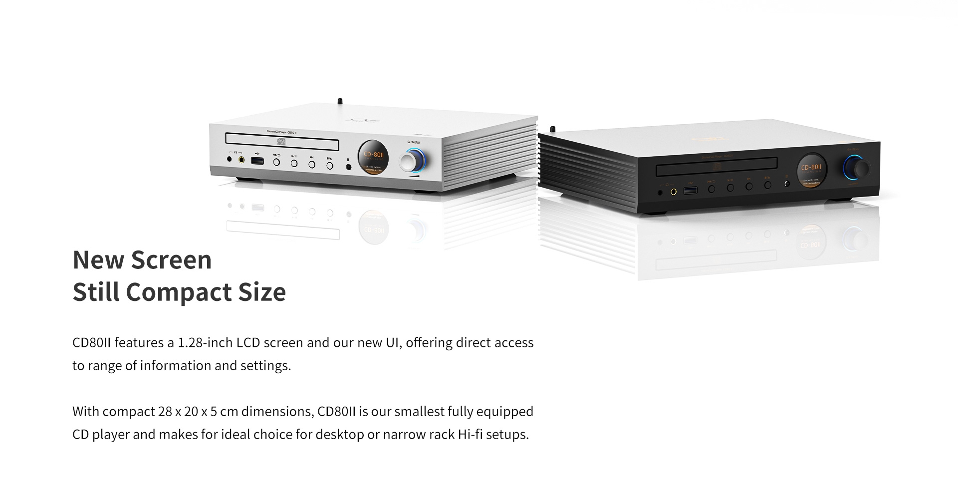 SHANLING CD80 II CD80II Modernized CD Player HD850 Driver dual SGM8262 AMP CS43198 DAC Hi-Res Audio Bluetooth Input LDAC