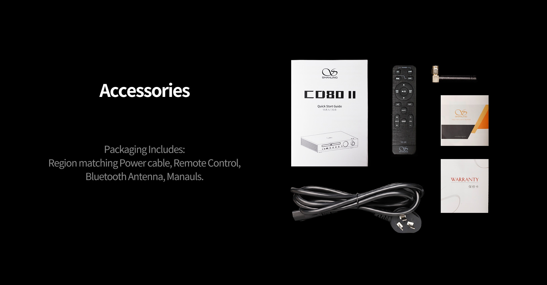 SHANLING CD80 II CD80II Modernized CD Player HD850 Driver dual SGM8262 AMP CS43198 DAC Hi-Res Audio Bluetooth Input LDAC