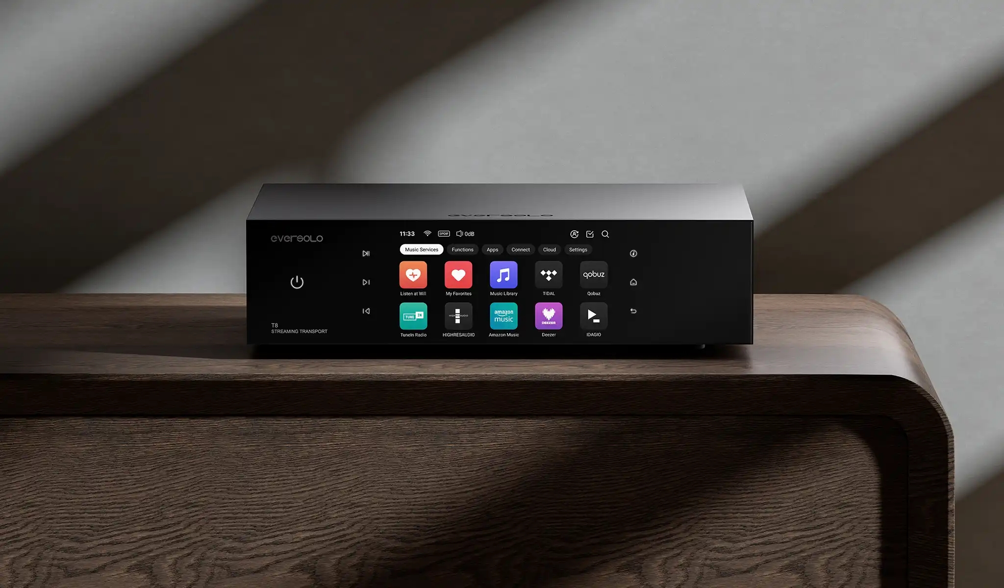 EverSolo T8 Professional-Grade Streaming Transport Digital Broadcast Lssless Music Player