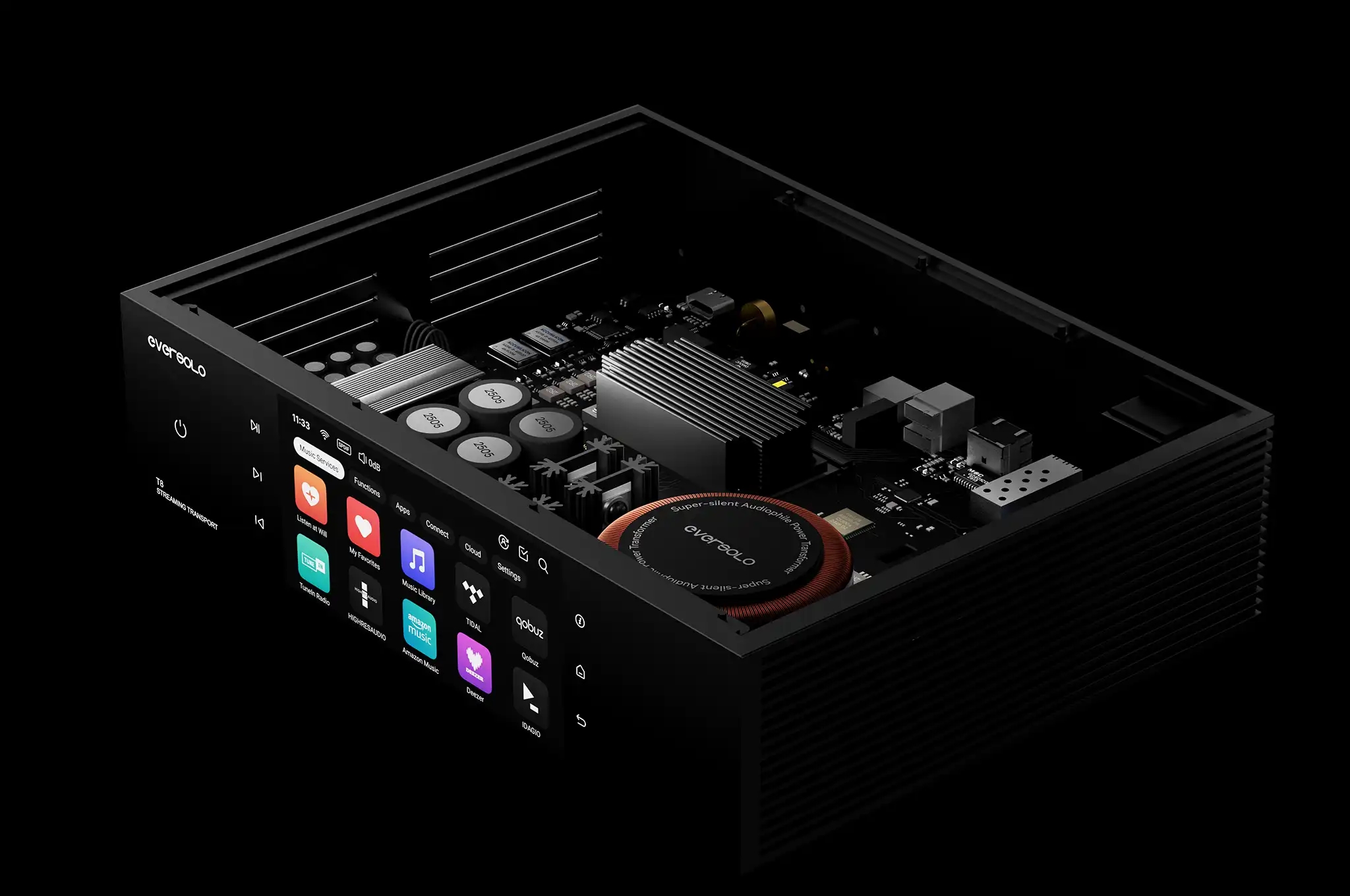 EverSolo T8 Professional-Grade Streaming Transport Digital Broadcast Lssless Music Player