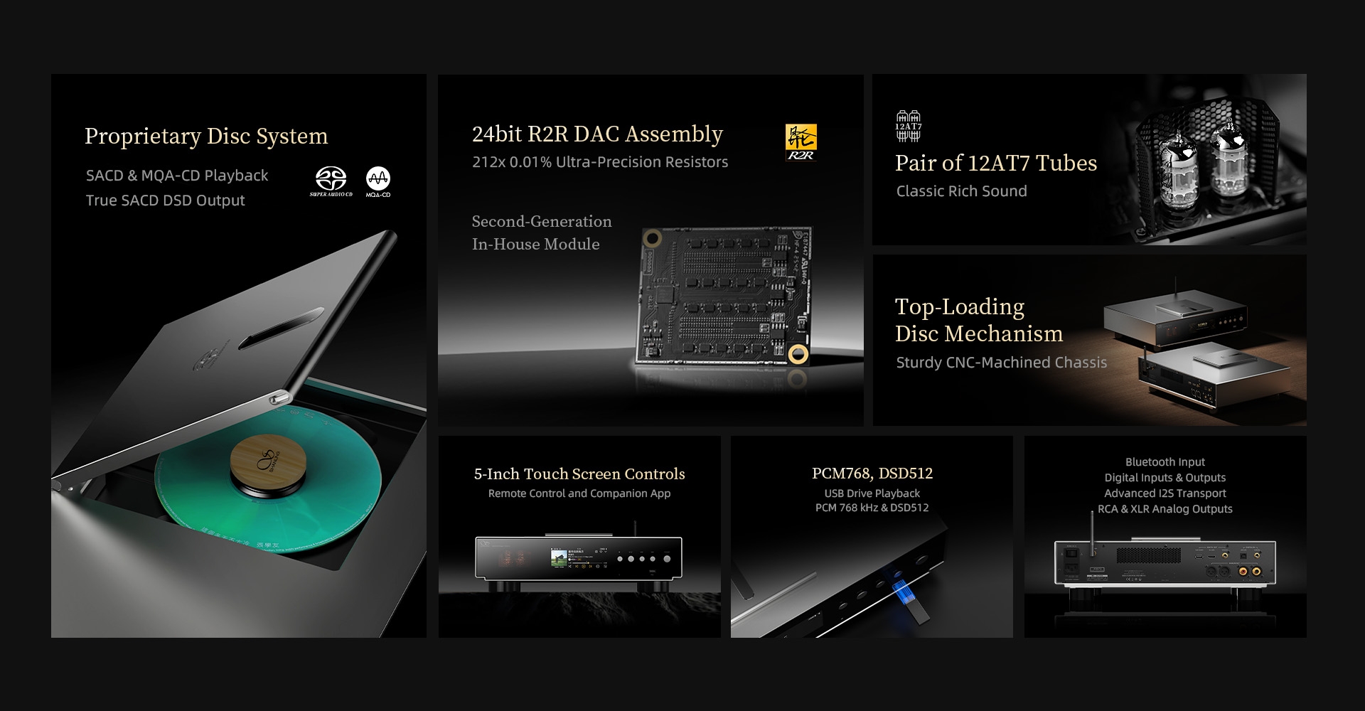 Shanling SCD3.3 High-End SACD Player R2R and Tubes in Ultimate Combination