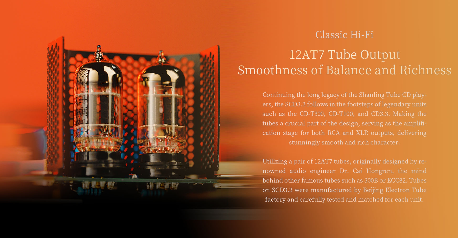 Shanling SCD3.3 High-End SACD Player R2R and Tubes in Ultimate Combination