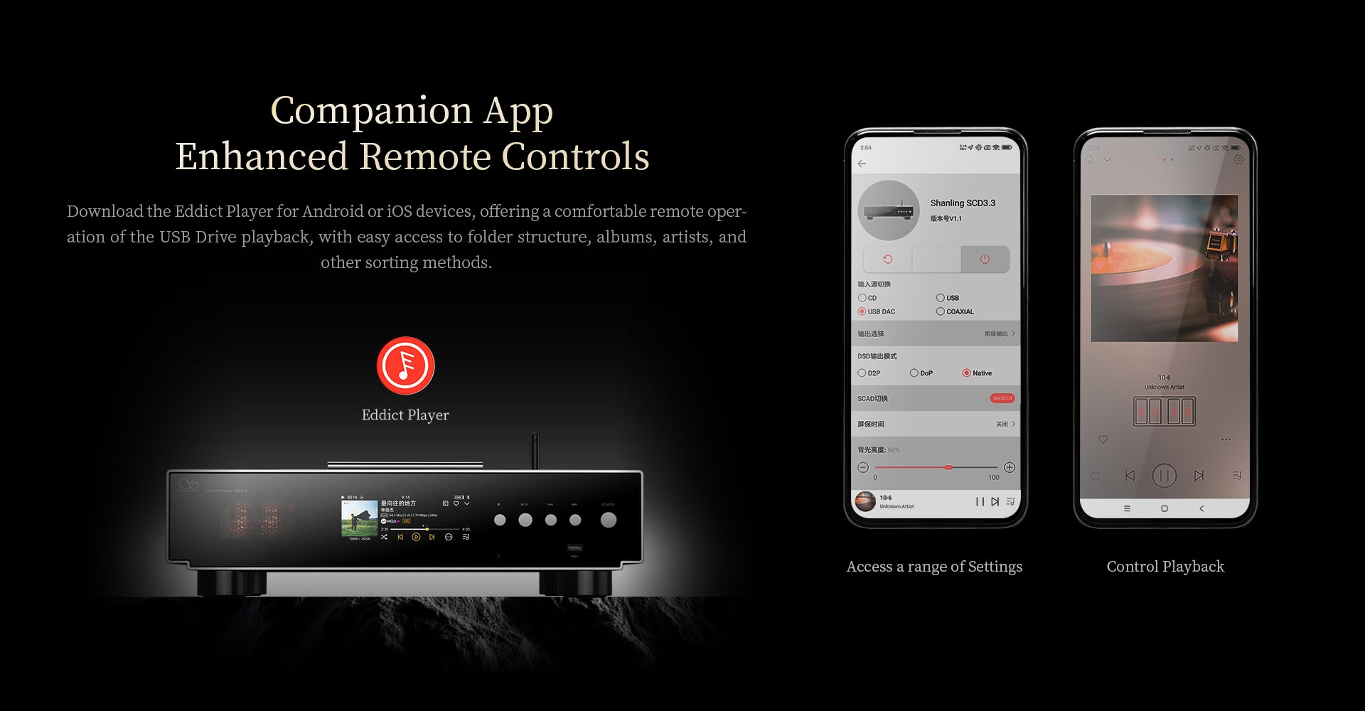 Shanling SCD3.3 High-End SACD Player R2R and Tubes in Ultimate Combination