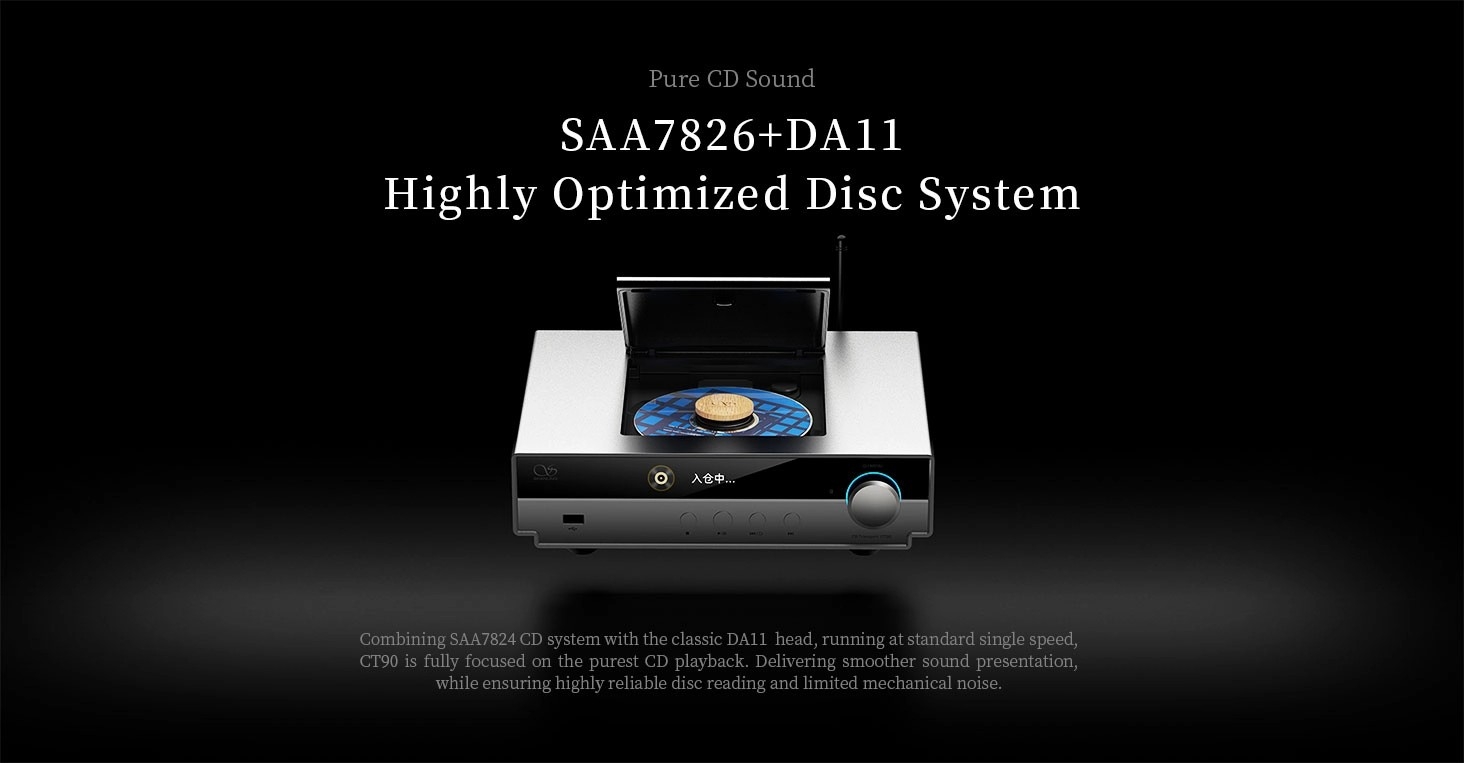 Shanling CT90 CD Digital Disc Player Hi-Fi Audiophile Grade MQA CD Desktop Turntable