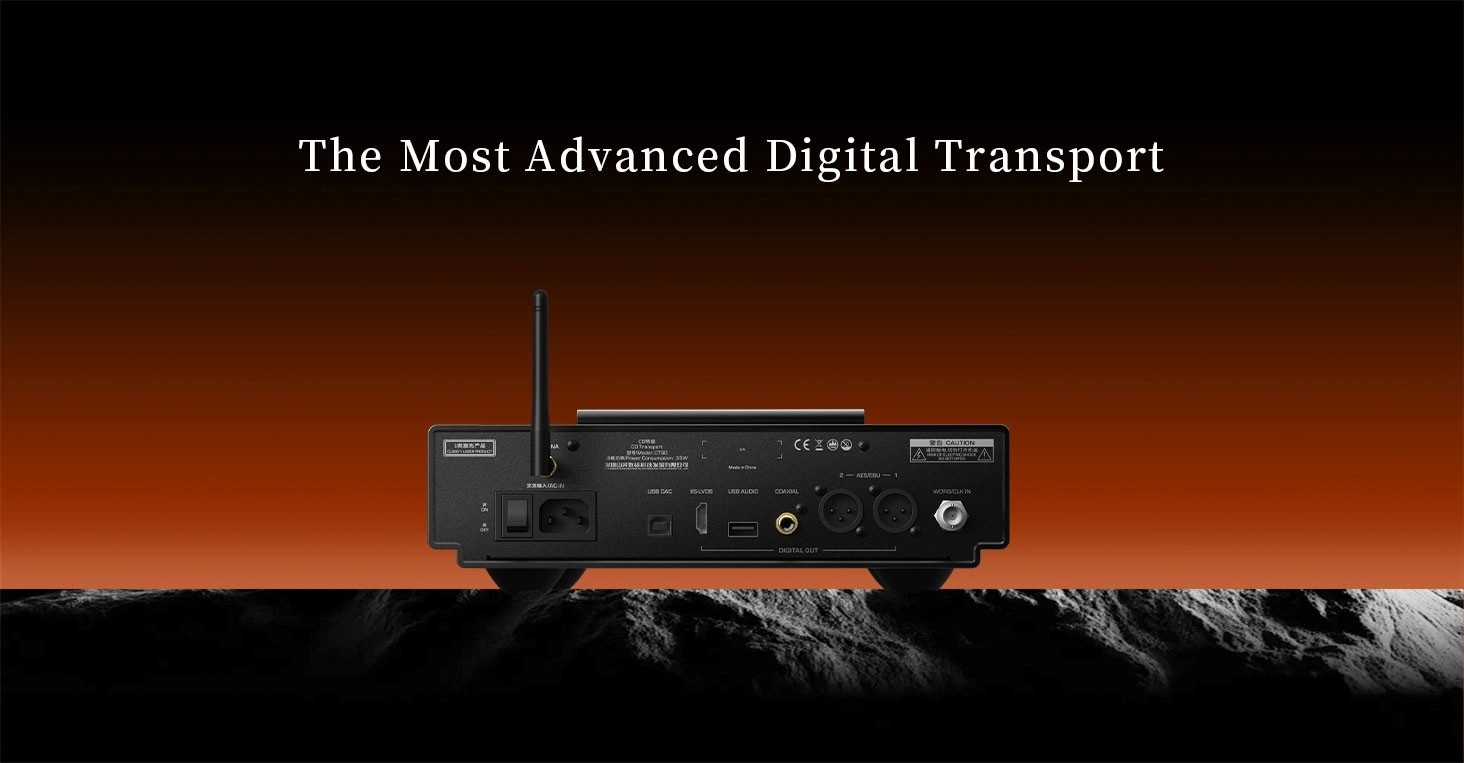 Shanling CT90 CD Digital Disc Player Hi-Fi Audiophile Grade MQA CD Desktop Turntable