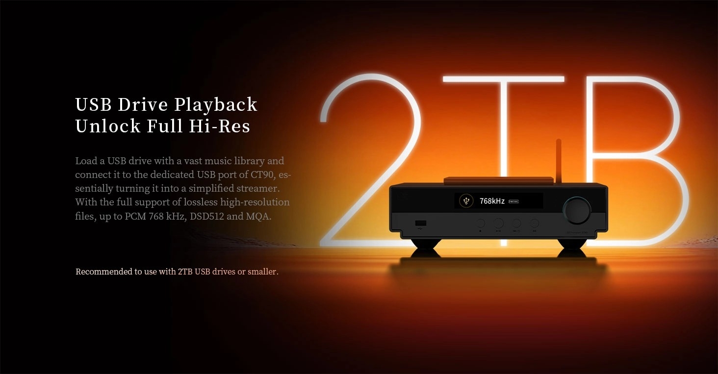 Shanling CT90 CD Digital Disc Player Hi-Fi Audiophile Grade MQA CD Desktop Turntable