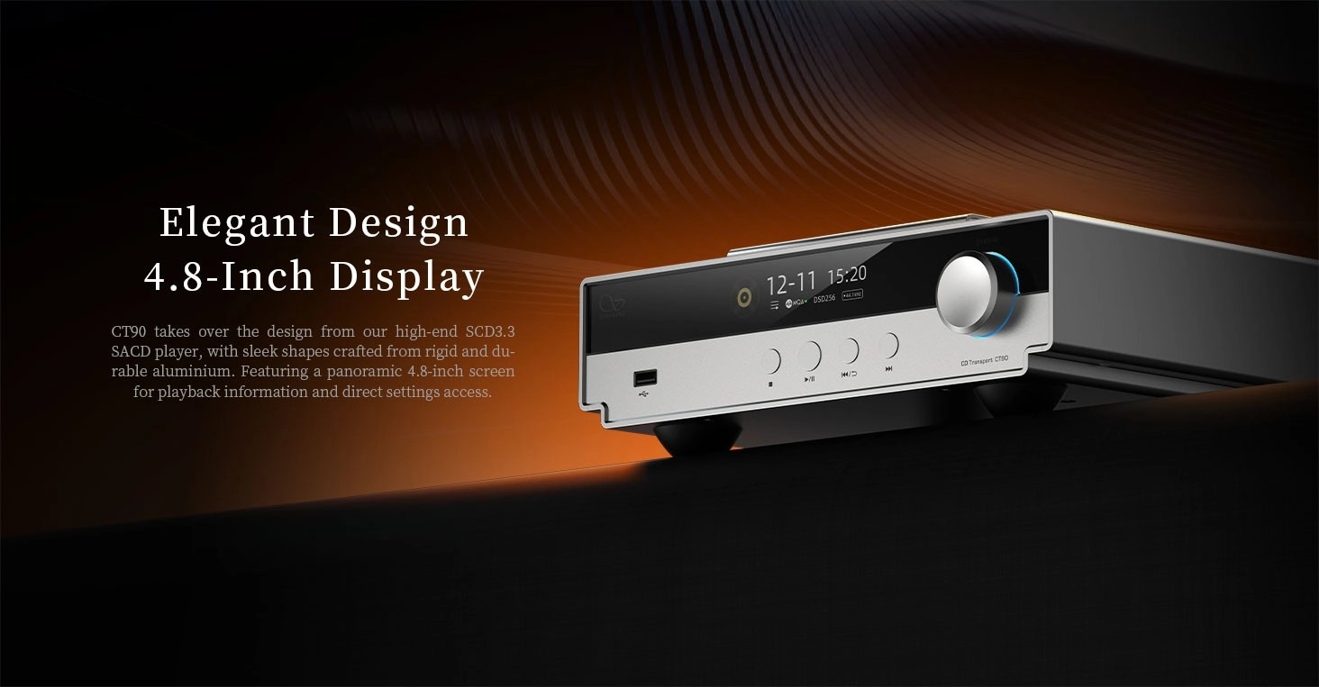 Shanling CT90 CD Digital Disc Player Hi-Fi Audiophile Grade MQA CD Desktop Turntable