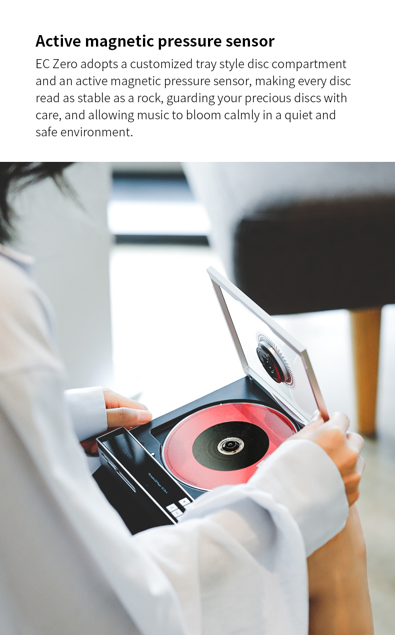 SHANLING EC Zero Portable CD Player Lossless Hi-Fi Audiophile-Grade Desktop CD Player