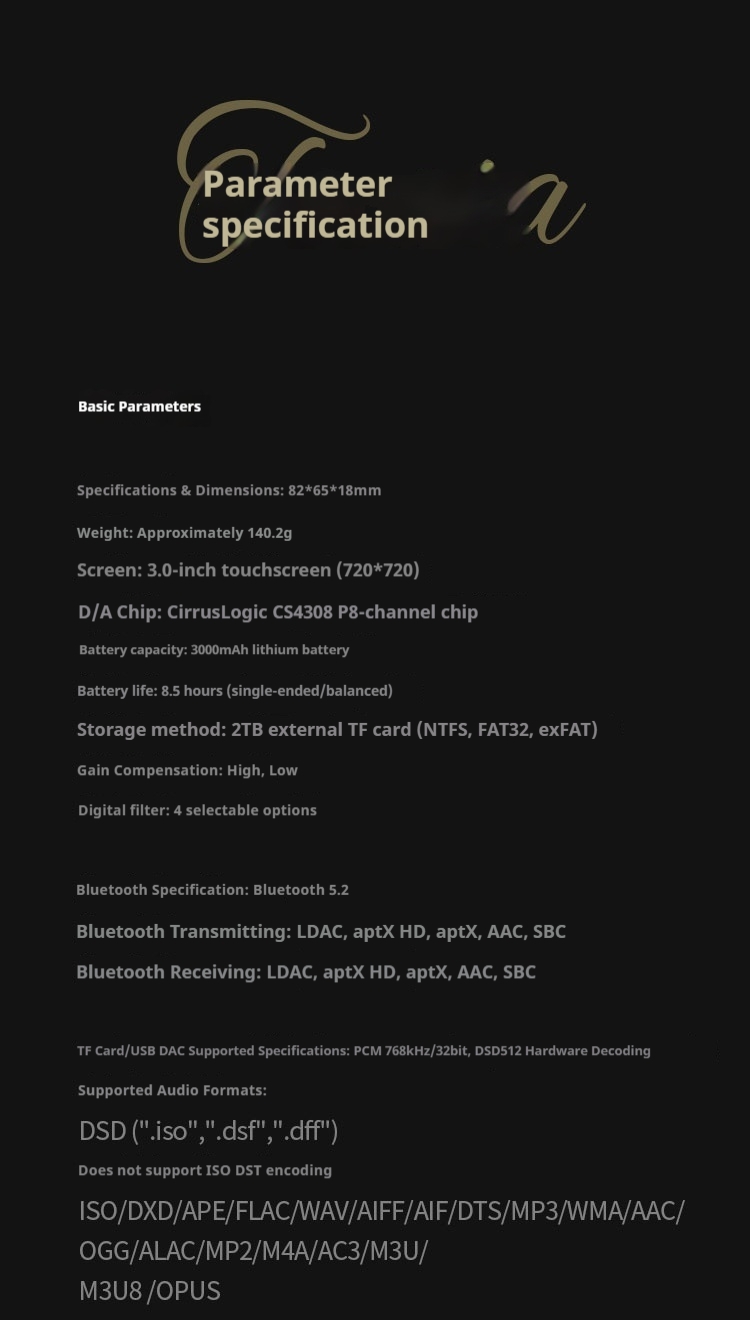 Shanling ONIX XM2 Portable Bluetooth Music Player HiFi Lossless Audio MP3 High Fidelity Sound System Shanling ONIX XM2 Portable Bluetooth Music Player HiFi Lossless Audio MP3 High Fidelity Sound System