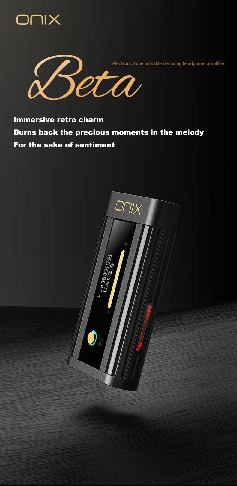 SHANLING ONIX Beta XI2 Protable DAC AMP Adapter Headphone Amplifier 2x CS43198 DAC HIFI Hi-res Audio Amplifier