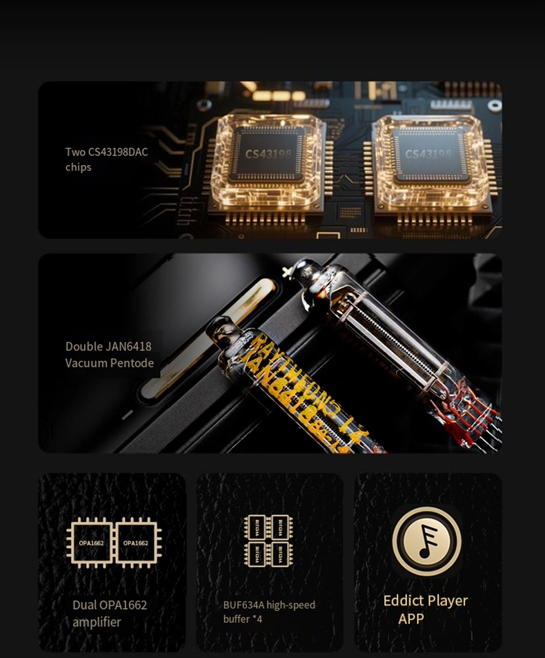 SHANLING ONIX Beta XI2 Protable DAC AMP Adapter Headphone Amplifier 2x CS43198 DAC HIFI Hi-res Audio Amplifier