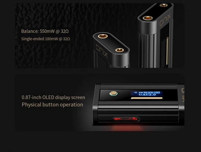 SHANLING ONIX Beta XI2 Protable DAC AMP Adapter Headphone Amplifier 2x CS43198 DAC HIFI Hi-res Audio Amplifier