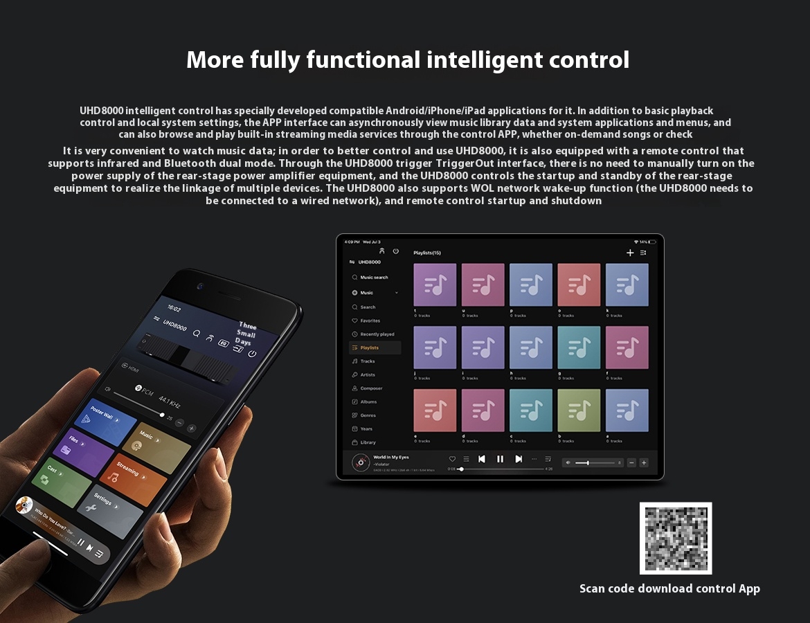 ZIDOO UHD8000 Blu ray Player High-definition Panoramic Hard Disk Player 8K UHD Dolby Vision Dolby HIFI Decoder ZIDOO UHD8000 Blu ray Player High-definition Panoramic Hard Disk Player 8K UHD Dolby Vision Dolby HIFI Decoder