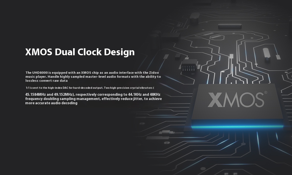 ZIDOO UHD8000 Blu ray Player High-definition Panoramic Hard Disk Player 8K UHD Dolby Vision Dolby HIFI Decoder ZIDOO UHD8000 Blu ray Player High-definition Panoramic Hard Disk Player 8K UHD Dolby Vision Dolby HIFI Decoder