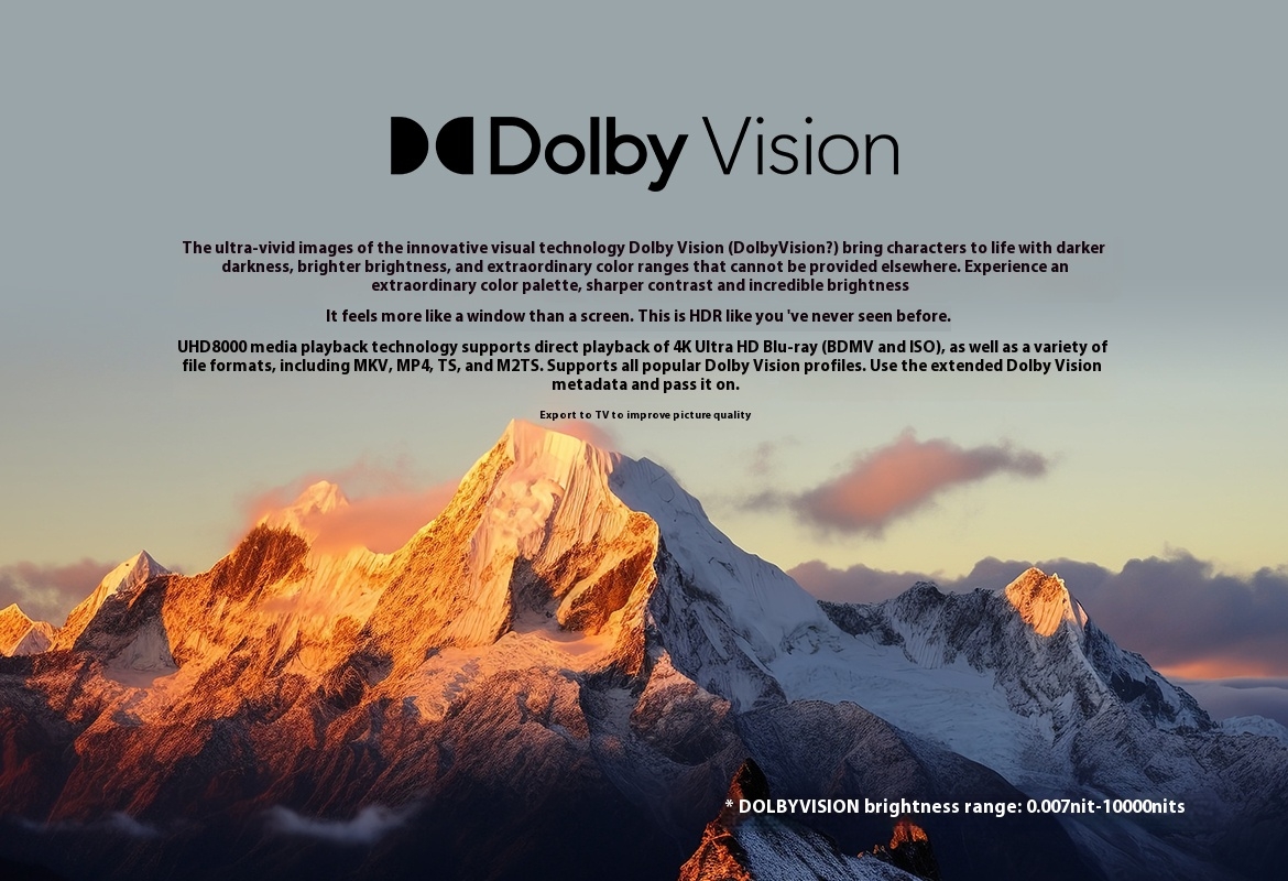 ZIDOO UHD8000 Blu ray Player High-definition Panoramic Hard Disk Player 8K UHD Dolby Vision Dolby HIFI Decoder ZIDOO UHD8000 Blu ray Player High-definition Panoramic Hard Disk Player 8K UHD Dolby Vision Dolby HIFI Decoder