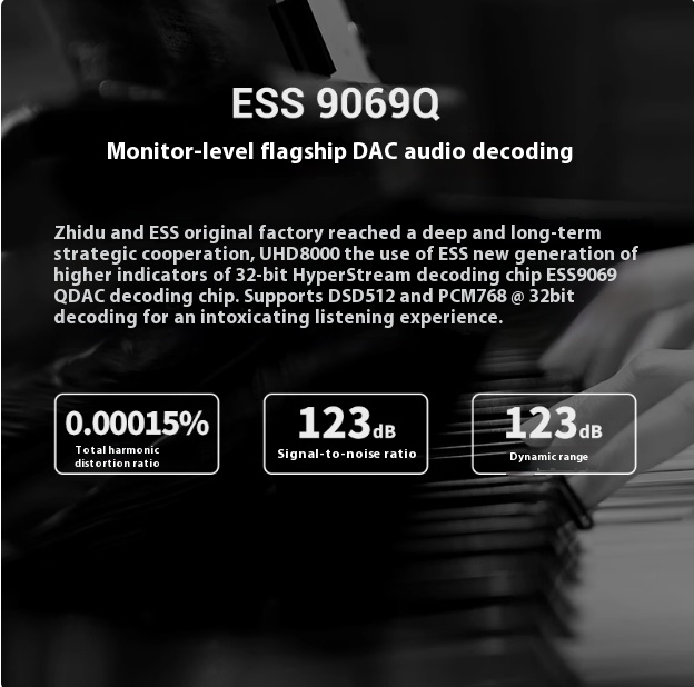 ZIDOO UHD8000 Blu ray Player High-definition Panoramic Hard Disk Player 8K UHD Dolby Vision Dolby HIFI Decoder ZIDOO UHD8000 Blu ray Player High-definition Panoramic Hard Disk Player 8K UHD Dolby Vision Dolby HIFI Decoder